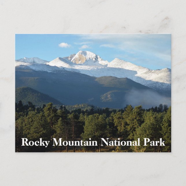 Longs Peak Rocky Mountain National Park Postcard (Front)