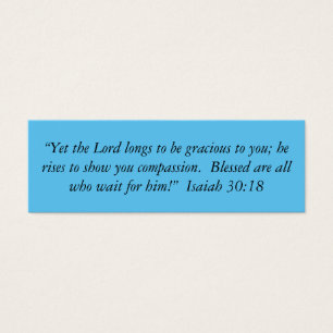 "Longs to be gracious to You" Motivational Notes
