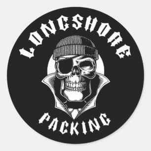 Longshore Packing Classic Round Sticker