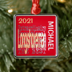 Longshoreman Extraordinaire CUSTOM Metal Tree Decoration