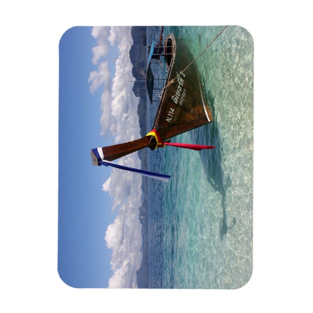 Longtail Boat Magnet (Vertical)