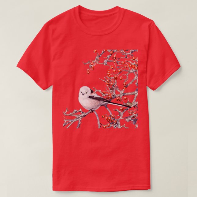 Longtailed Tit 2 T-Shirt (Design Front)