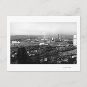 Longview, WA View of Long-Bell Lumber Co Postcard
