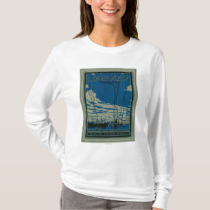 Longview, Washington Advertising Poster T-Shirt