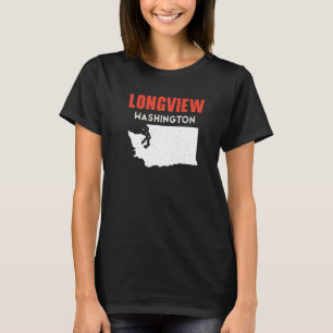 Longview Washington USA State America Travel Washi T-Shirt