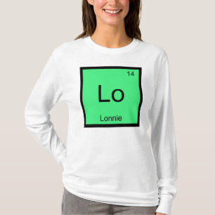 Lonnie Name Chemistry Element Periodic Table T-Shirt