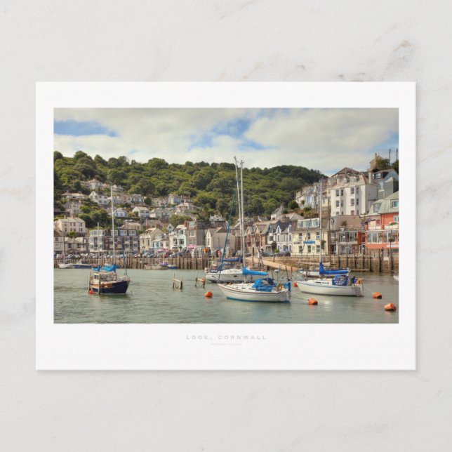 Looe, Cornwall Postcard (Front)
