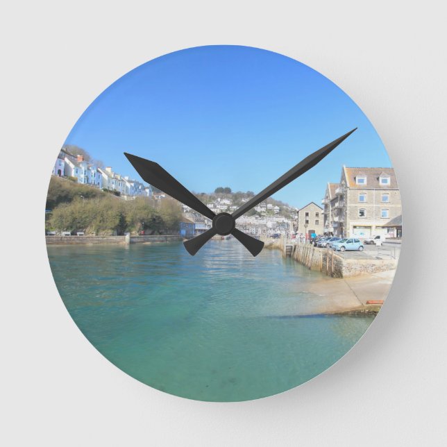 Looe in Cornwall Wall Clock (Front)