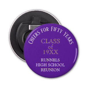 Look! 50th Class Reunion party  Bottle Opener