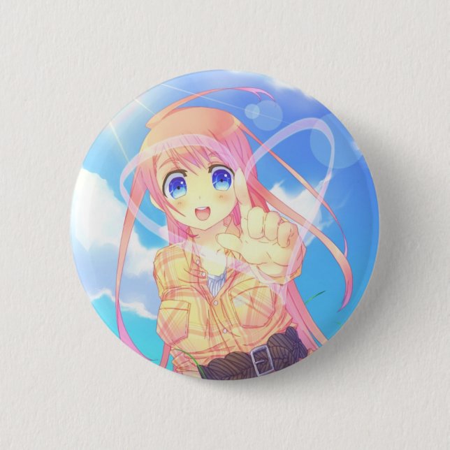 look 6 cm round badge (Front)