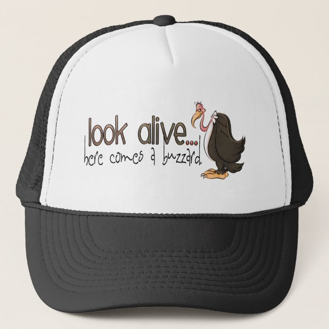 Look Alive Buzzard cartoon hat (Front)