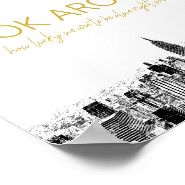 Look Around Poster (Corner)