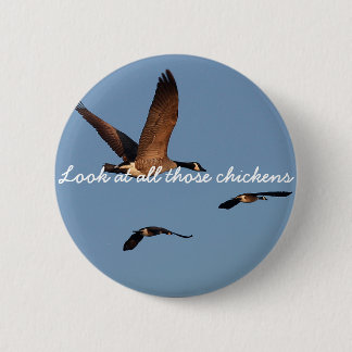 Look at All Those Chickens 6 Cm Round Badge