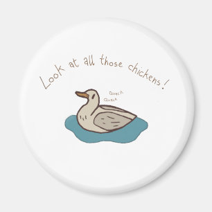 Look at all those chickens! magnet