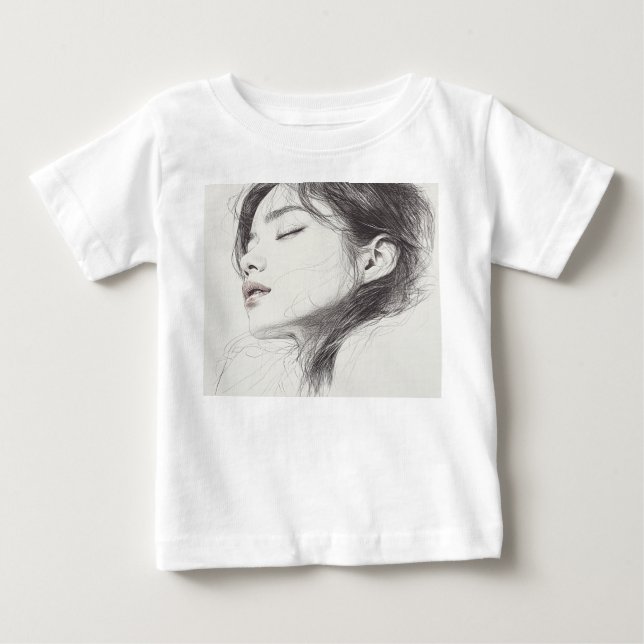 Look at her. baby T-Shirt (Front)