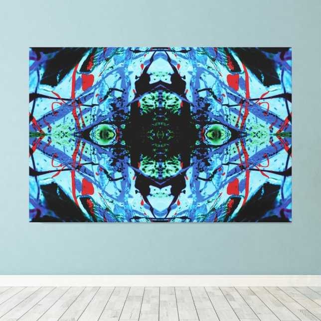 Look at Me 63x42 Canvas Print (Insitu(Wood Floor))