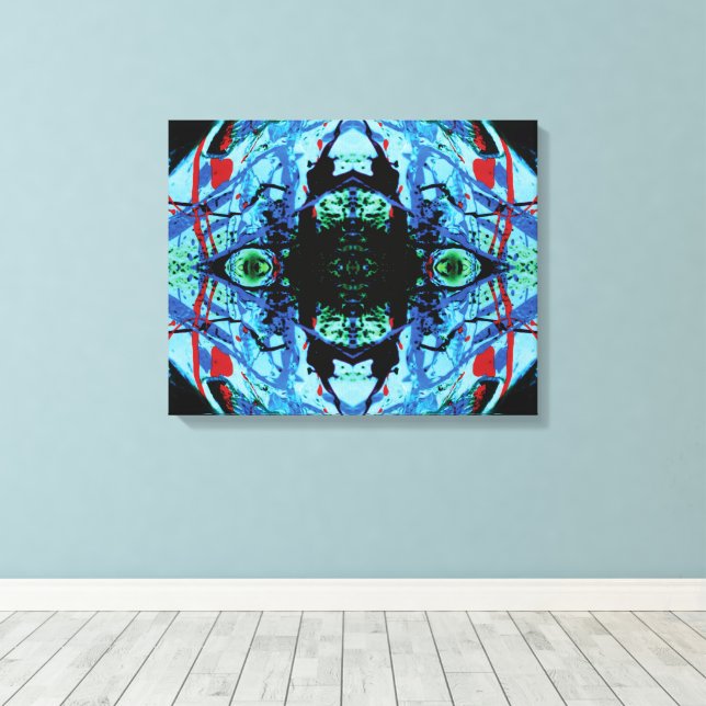 Look at Me 63x42 Canvas Print (Insitu(Wood Floor))
