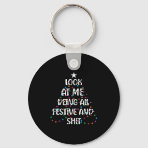 Look At Me Being All Festive And S Funny Christmas Key Ring