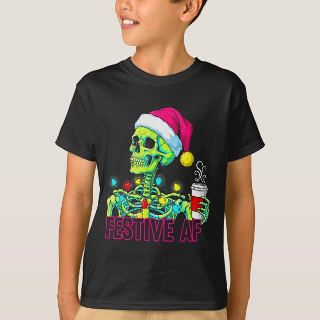 Look At Me Being All Festive And Stuff Humorous Xm T-Shirt (Front)