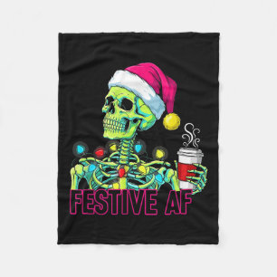 Look At Me Being All Festive And Stuff Humourous X Fleece Blanket