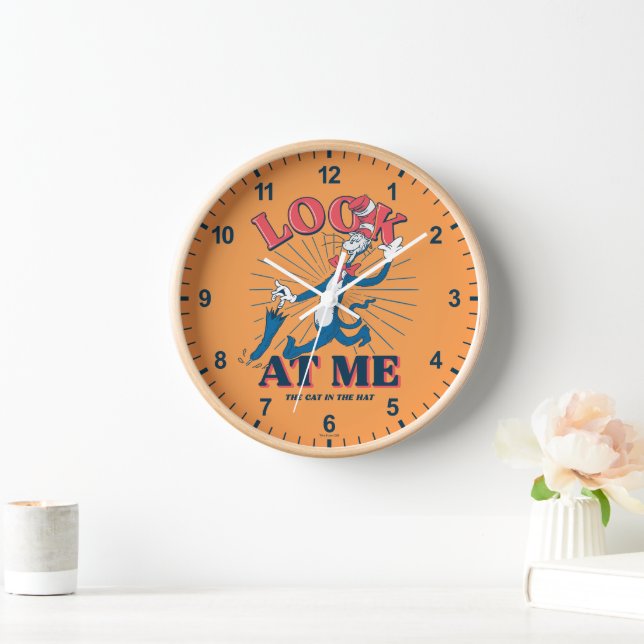 Look At Me Cat In The Hat Clock (Home)