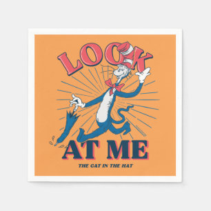 Look At Me Cat In The Hat Napkin