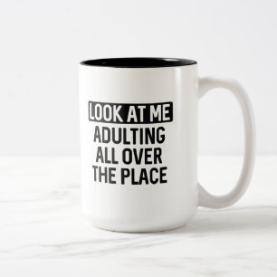 Look At Me Two-Tone Coffee Mug