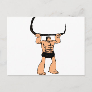 Look at that Caveman Postcard