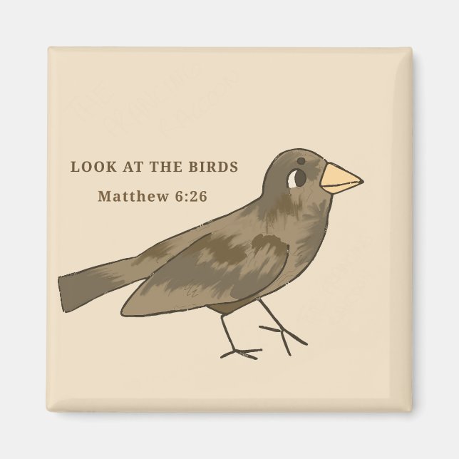 Look at the birds magnet (Front)