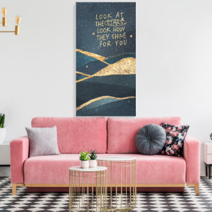 Look At The Stars Canvas Print