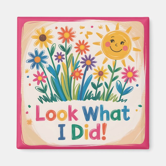 Look At What I Did Magnet (Front)