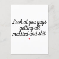 Look At You Guys Getting All Married And Funny