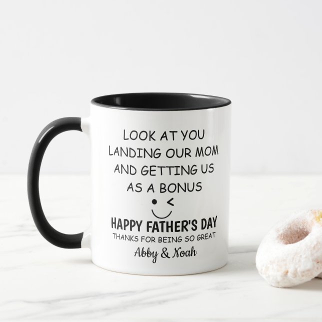 Look at you landing our mum mug (With Donut)
