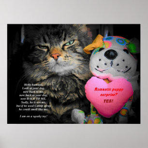 Look at Your Dog Now Look at Me Poster