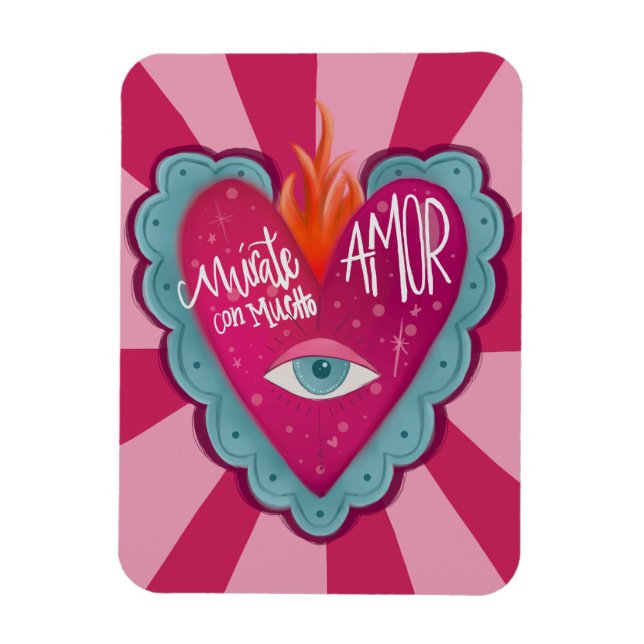 Look at yourself with LOVE Magnet (Vertical)