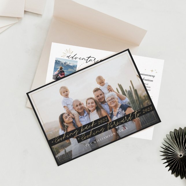 Look Back 2021 Looking Forward to 2022 Year Review Holiday Card (Creator Uploaded)