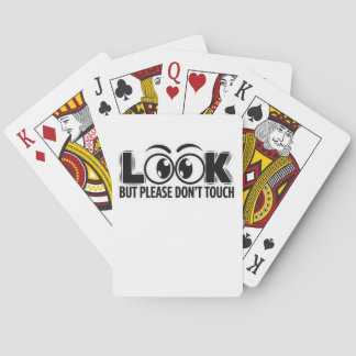 Look, But Don’t Touch Playing Cards