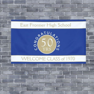 Look! CUSTOM 50 yr reunion banner