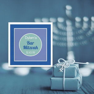 Look! Custom Bar Mitzvah napkins