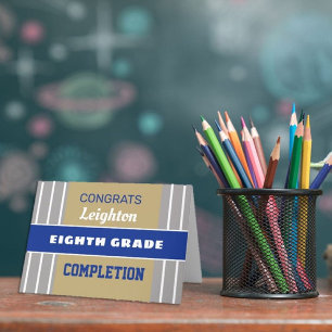 Look! Custom Eighth grade completion card! Card