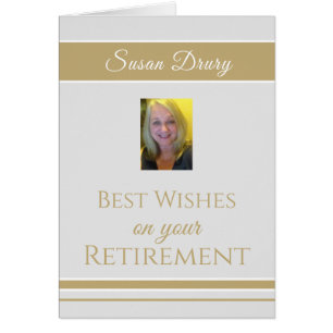 Look! Custom photo Retirement Congrats Card