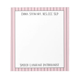 Look@@ Custom SLP notepad! Notepad