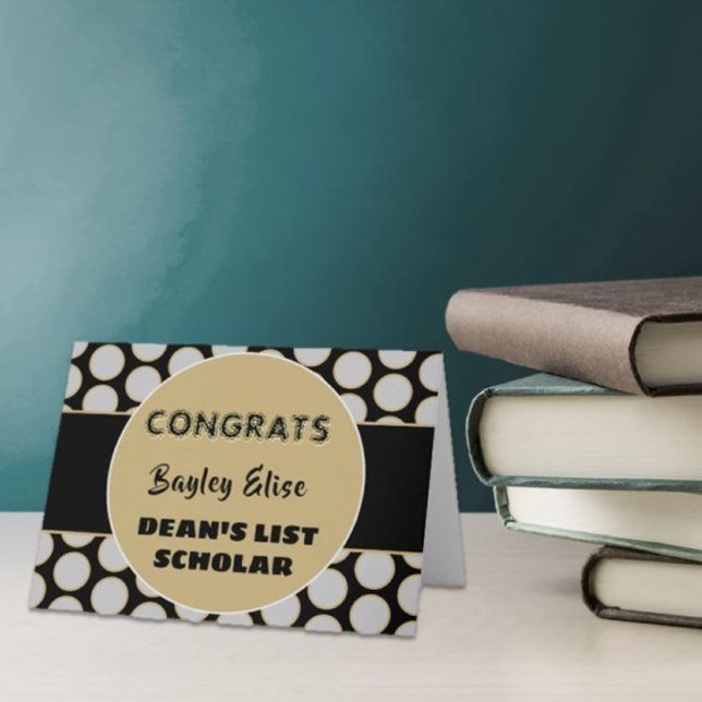 Look! DEAN'S LIST Scholar congrats card (Creator Uploaded)