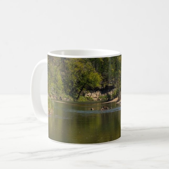 Look Down Bryant Creek Coffee Mug (Front Left)
