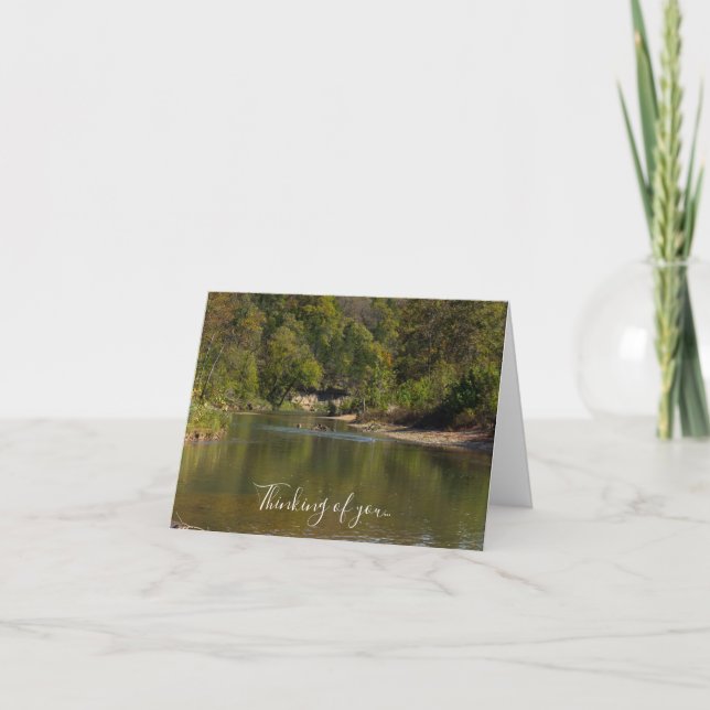 Look Down Bryant Creek Thinking Of You Card (Front)