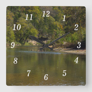 Look Down Bryant Creek Wall Clock
