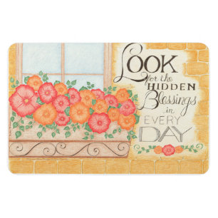 Look For the Hidden Blessings  4" x 6" Magnet
