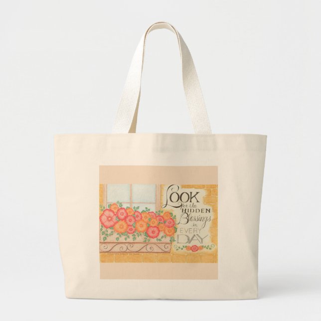 Look for the Hidden Blessings Jumbo Tote (Front)
