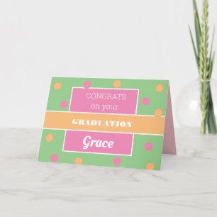 Look! Fun school graduation card! Card