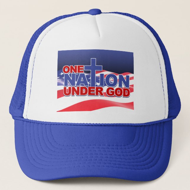 Look! God and Country  Trucker Hat (Front)